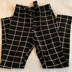 Black and White dress pants